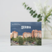 Novi Sad Servië Briefkaart (Staand voorkant)