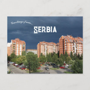 Novi Sad Servië Briefkaart
