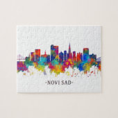 Novi Sad Servië Skyline Legpuzzel (Horizontaal)