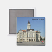 Novi Sad - Stadhuis Magneet (Voorkant / Achterkant)