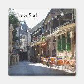 Novi Sad - straat Magneet (Voorkant)