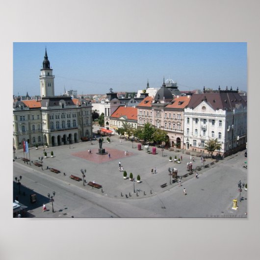 Novi Sad Vojvodina Poster (Voorkant)