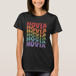 Novia Bruid Spaans Latina Meisje-Ondertrouw Feest  T-shirt
