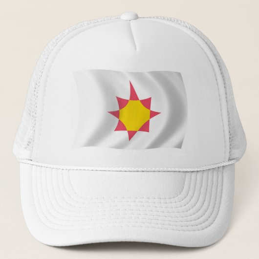 Novial Vlag Hoed Trucker Pet (Voorkant)