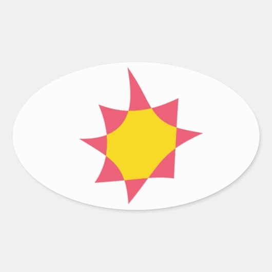 Novial Vlag Sticker (Voorkant)