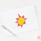 Novial Vlag Sticker (Envelop)
