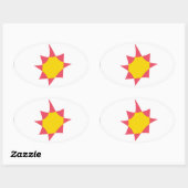 Novial Vlag Sticker (Vel)