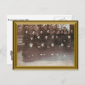 Novice nuns, Frankrijk 1890 Briefkaart (Voorkant / Achterkant)