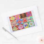 NOVINO ReikiHealing in KARUNA Reiki Symbolen Rechthoekige Sticker (Envelop)
