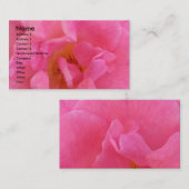 NOVINO - Sensual Pink Petal 3 Visitekaartje (Voorkant / Achterkant)