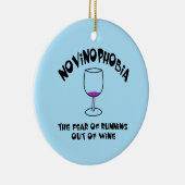 Novinofobie Leeg Glas Keramisch Ornament (Rechts)