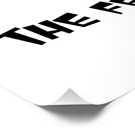 Novinofobie Leeg Glas Perfect Poster (Hoek)