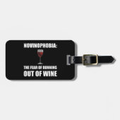 Novinofobie Wijn Bagagelabel (Voorkant horizontaal)