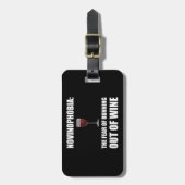 Novinofobie Wijn Bagagelabel (Voorkant verticaal)