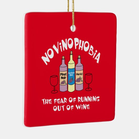 Novinophobia Flessen Keramisch Ornament (Rechts)