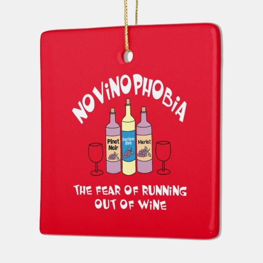 Novinophobia Flessen Keramisch Ornament (Links)