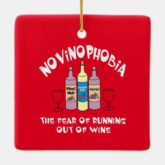 Novinophobia Flessen Keramisch Ornament (Achterkant)