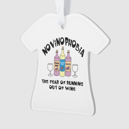 Novinophobia Flessen Ornament (voorkant)