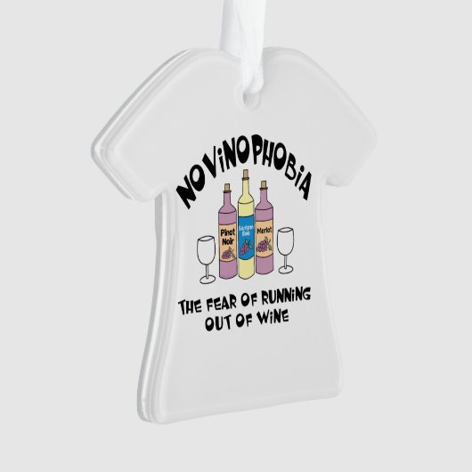 Novinophobia Flessen Ornament (voorkant)