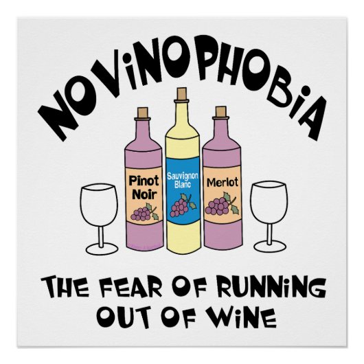 Novinophobia Flessen Perfect Poster (Voorkant)