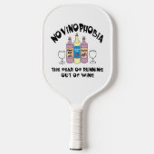 Novinophobia Flessen Pickleball Paddle (Achterkant)