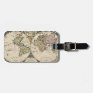 Novissima Totius Terrarum Orbis Tabula Bagagelabel