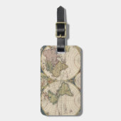 Novissima Totius Terrarum Orbis Tabula Bagagelabel (Voorkant verticaal)