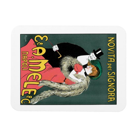 Novita Per Signora ~ E.A. Mele co. Magneet (Horizontaal)