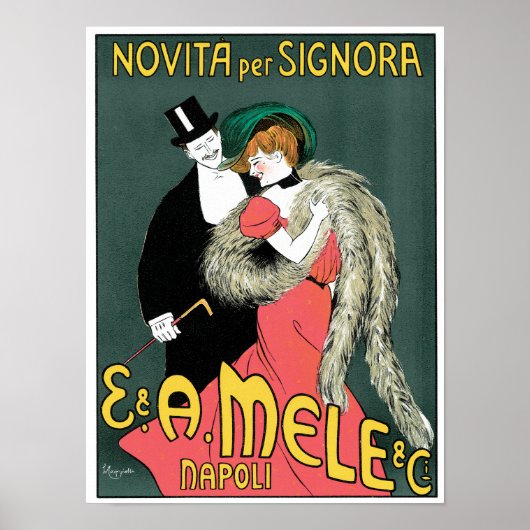 Novita Per Signora ~ E.A. Mele co. Poster (Voorkant)