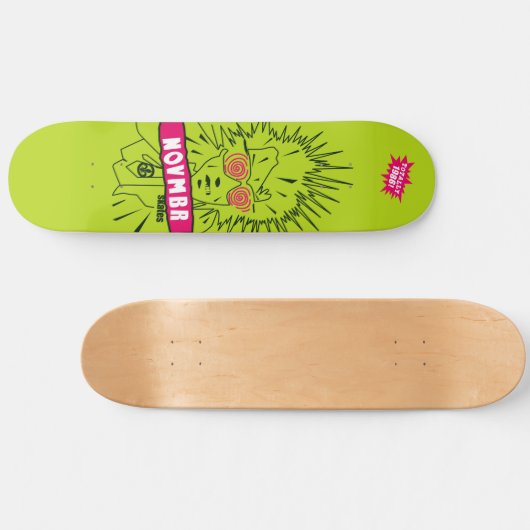 NOVMBR Sicko stick 8.5 Skateboard (Horizontaal)