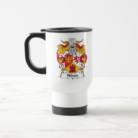 Novoa Family Crest Reisbeker (Links)
