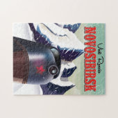 Novosibirsk-locomotief-reisposter Legpuzzel (Horizontaal)