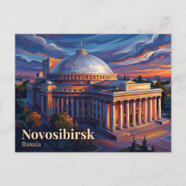 Novosibirsk Opera- en Ballet Theater Rusland Briefkaart