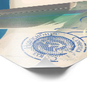 Novosibirsk poster van de sovjetunie Siberië (Hoek)