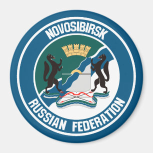 Novosibirsk Round Emblem Magneet