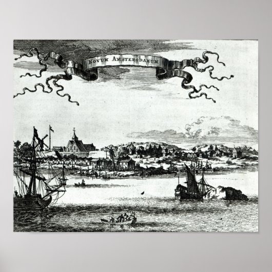 Novum Amsterdam, c.1667 Poster (Voorkant)
