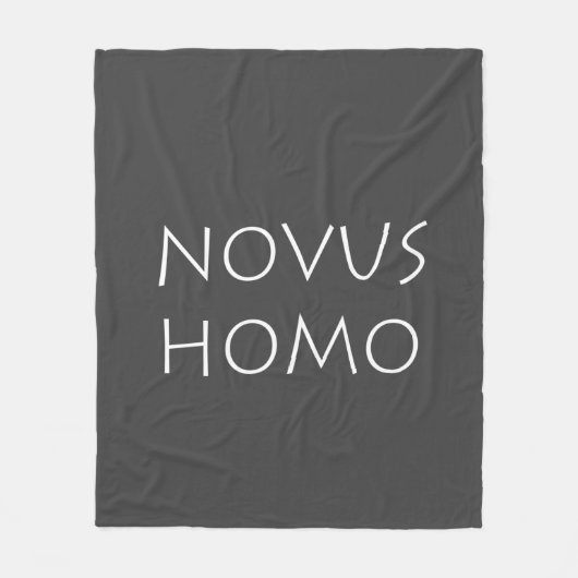 Novus homo fleece deken (Voorkant)