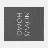 Novus homo fleece deken (Voorkant (Horizontaal))