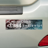 Novus Ordo Seclorum New World Order Bumpersticker (Op auto)