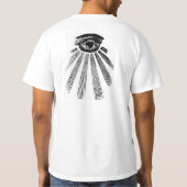 Novus Ordus Seclorum NWO Illuminati Seal T-Shirt (Achterkant)