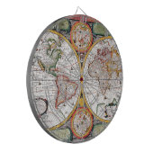 Novvelle Et Exacte ~ De La Terra Universelle Dartbord (Voorkant Links)