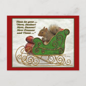 Now Dasher, Now Dancer… Briefkaart (Voorkant)