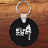 Now Entering I Wishabish Woods National Forest Lan Sleutelhanger (Voorkant)