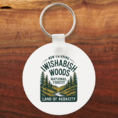 Now Entering I Wishabish Woods National Forest Lan Sleutelhanger (Voorkant)