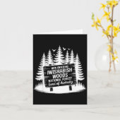 Now Entering Iwishabish Woods National Forest Adve Kaart (Gele Bloem)