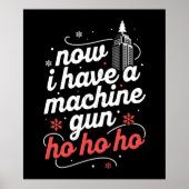 Now I Have a Machine Gun Ho Ho Ho Poster (Voorkant)