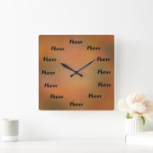 Now Inspiron Design Wall Clocks Vierkante Klok (Huis)