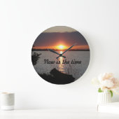 Now is the Time Wall Clock Grote Klok (Huis)