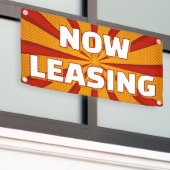 Now Leasing Apartments Large Outdoor Spandoek (Buitenkant Gebouw)