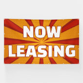 Now Leasing Apartments Large Outdoor Spandoek (Horizontaal)